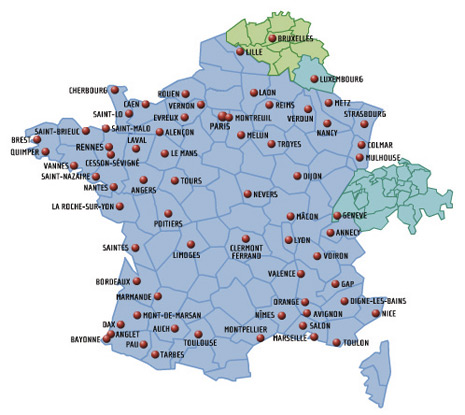 CRMS-Réseau de distribution en France