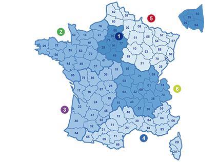 CRMS-Vos contacts en France